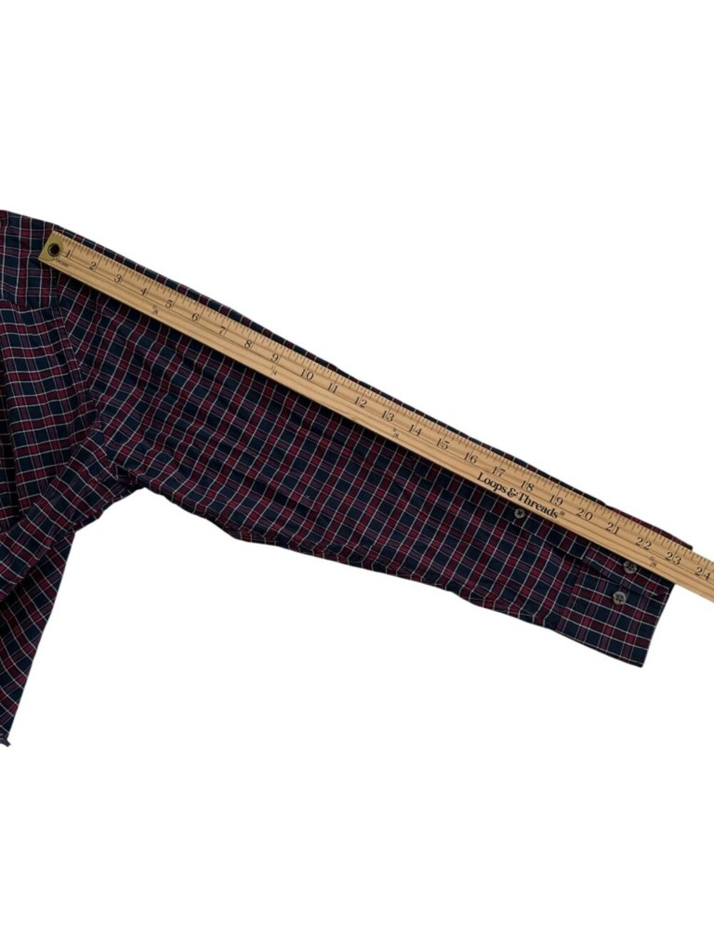 Bonobos Mens Plaid Button-Down Shirt Stretch Athletic Fit Long Sleeve Medium Sh - Picture 13 of 14